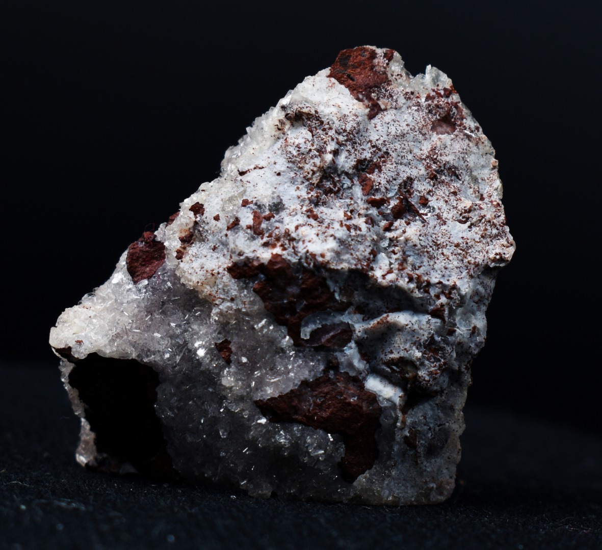 Rare Cavansite Cluster with Stilbite On Matrix from Wagholi, Pune, India - 18 grams - Image 4