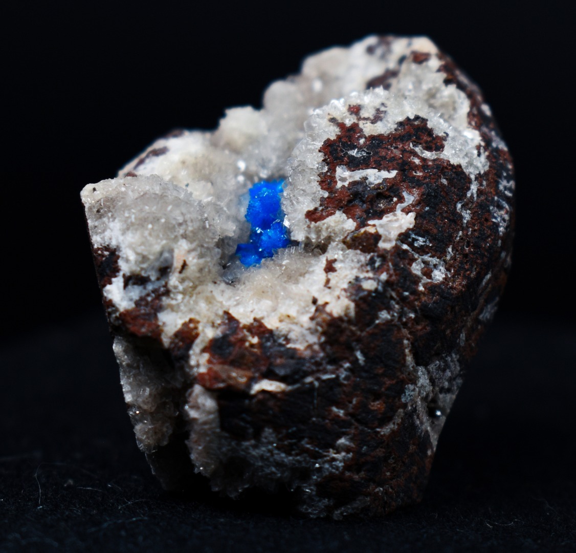 Rare Pentagonite Cluster with Stilbite On Matrix from Wagholi, Pune, India - 27 grams