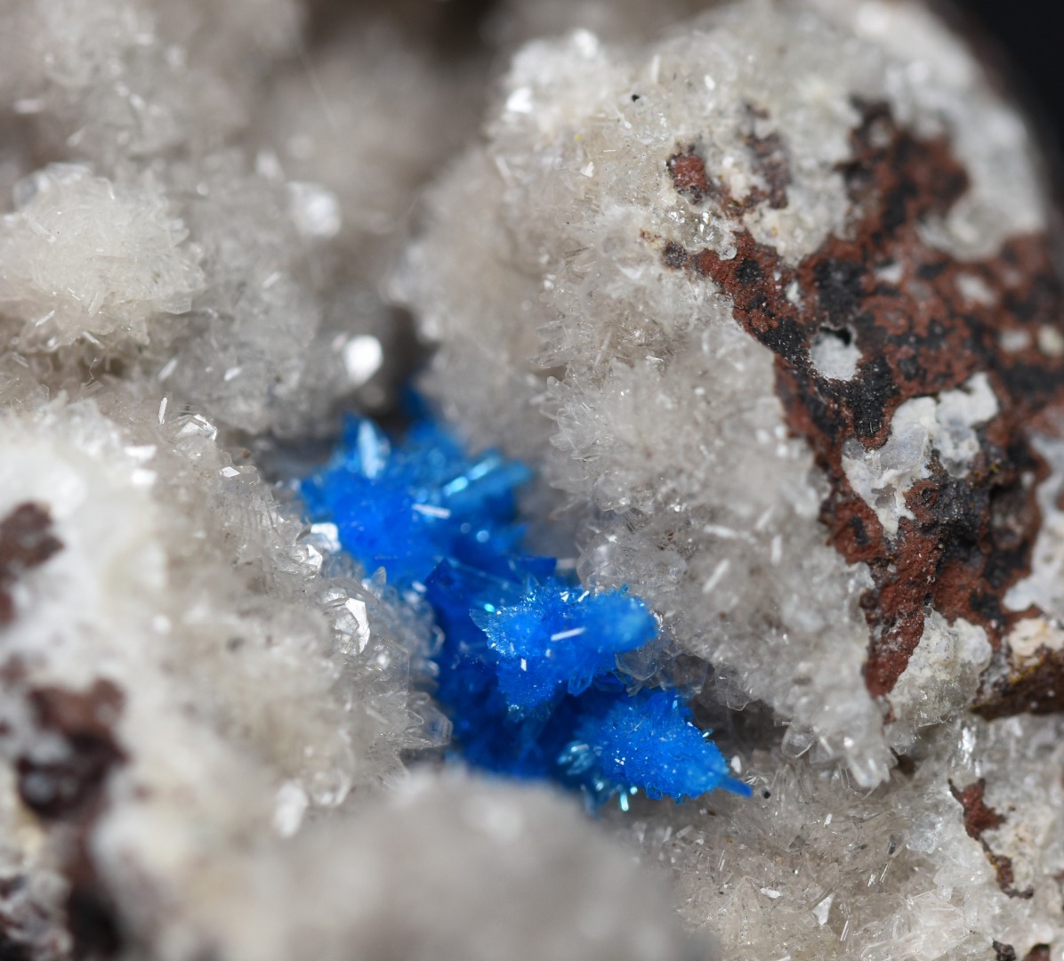 Rare Pentagonite Cluster with Stilbite On Matrix from Wagholi, Pune, India - 27 grams - Image 6