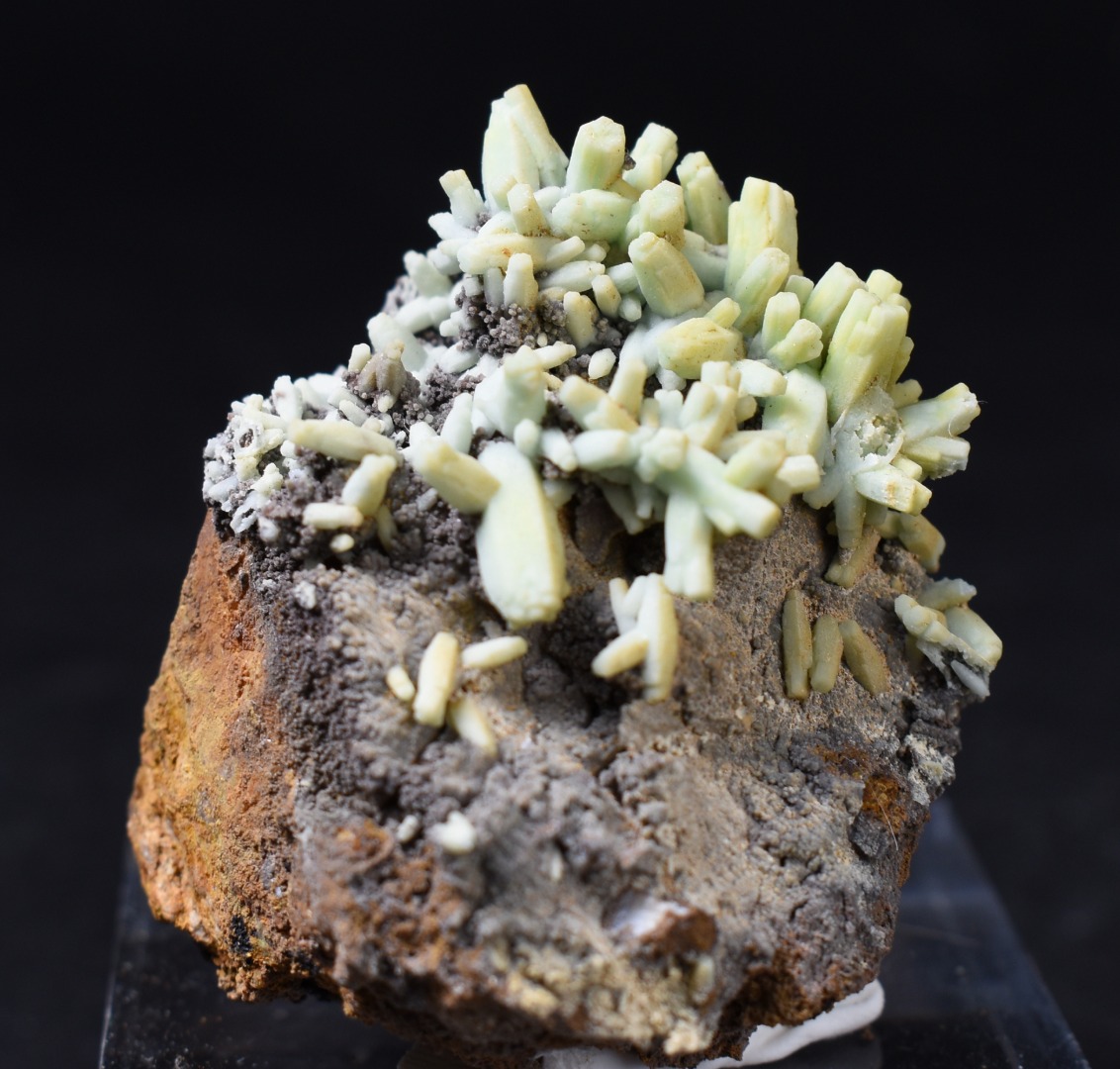 Rare Plumbogummite Cluster - Daoping Mine, China, Blue-Green Pseudomorphs after Pyromorphite - 70 grams