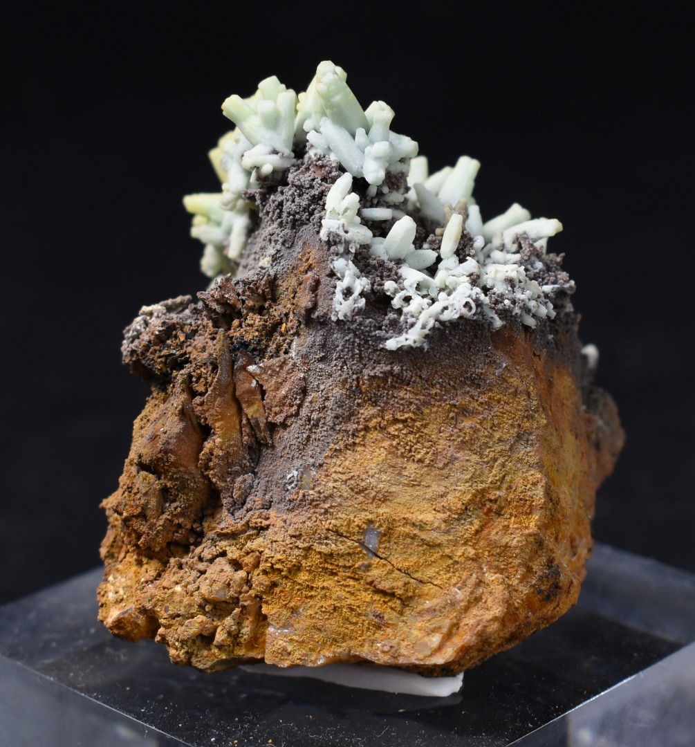 Rare Plumbogummite Cluster - Daoping Mine, China, Blue-Green Pseudomorphs after Pyromorphite - 70 grams - Image 6