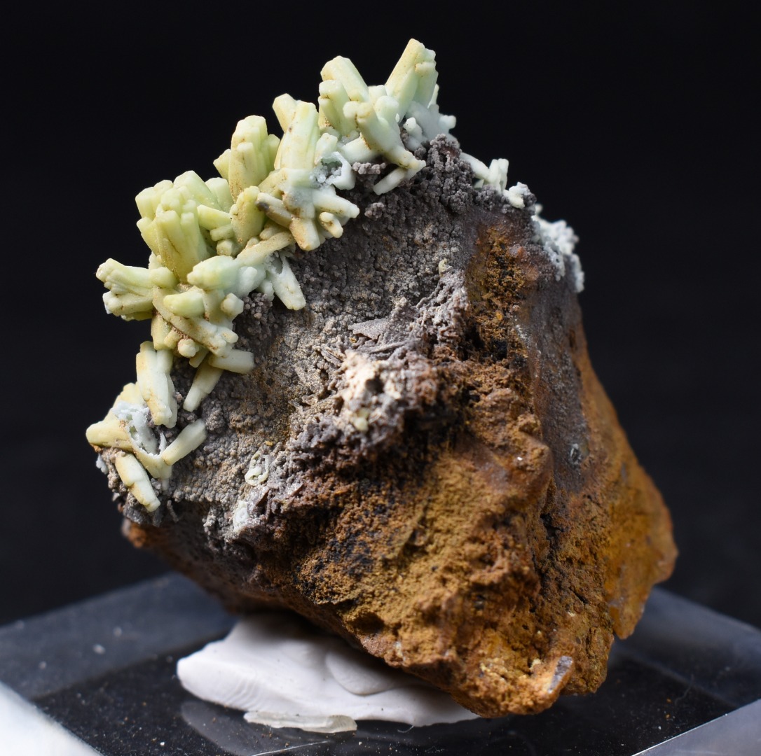 Rare Plumbogummite Cluster - Daoping Mine, China, Blue-Green Pseudomorphs after Pyromorphite - 70 grams - Image 4