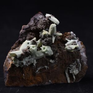 Rare Plumbogummite Cluster - Daoping Mine, China, Blue-Green Pseudomorphs after Pyromorphite - 53 grams