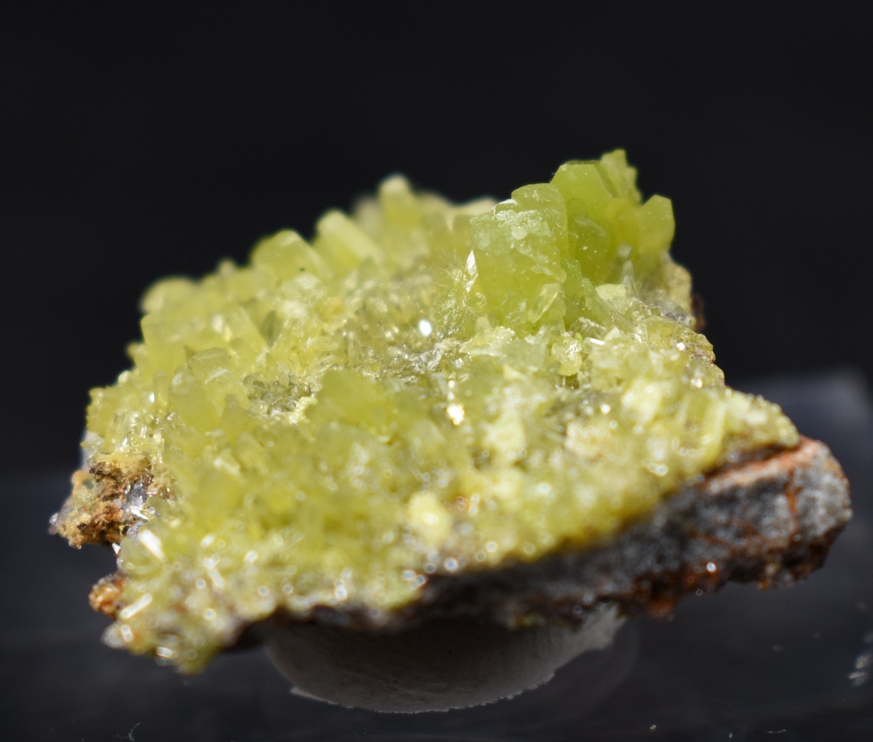Lustrous Apple Green Pyromorphite Crystal - Daoping Mine, China Rare - 10.9 grams - Image 5
