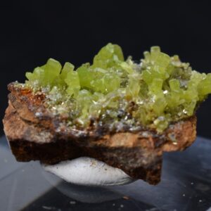Lustrous Apple Green Pyromorphite Crystal - Daoping Mine, China - Rare - 9.7 grams