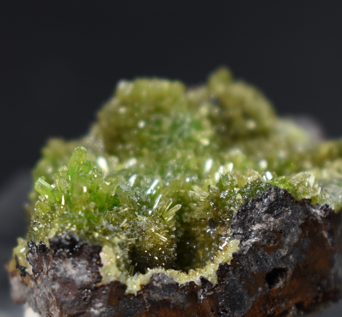 Lustrous Apple Green Pyromorphite Crystal - Daoping Mine, China - Rare - 18 grams - Image 8
