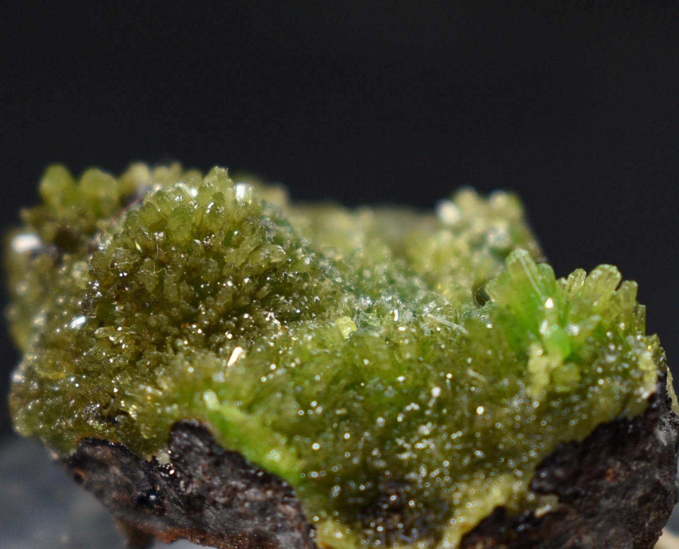 Lustrous Apple Green Pyromorphite Crystal - Daoping Mine, China - Rare - 18 grams - Image 6