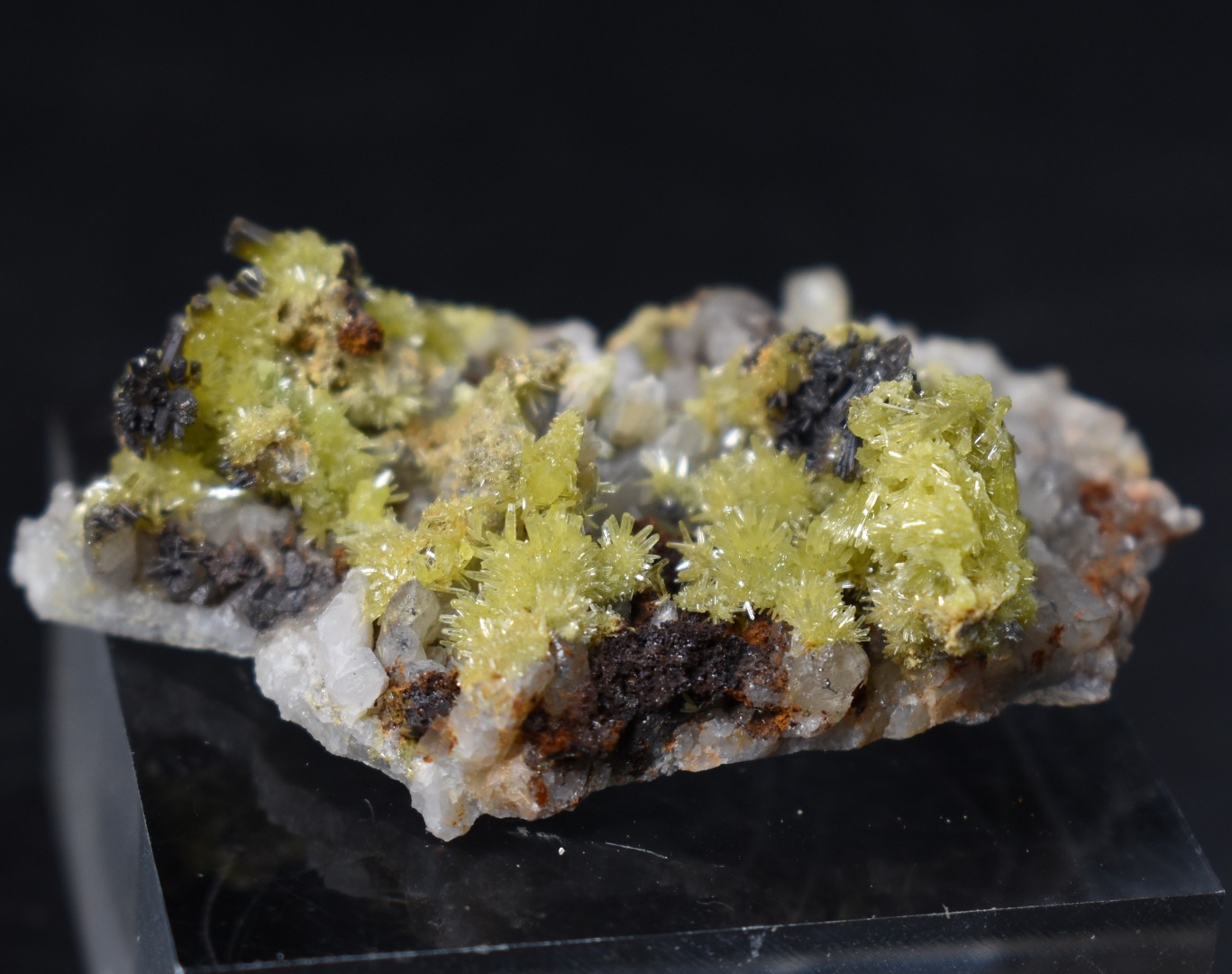 Lustrous Apple Green & Brown Pyromorphite Crystal - Daoping Mine, China - Rare - 14.2 grams - Image 3