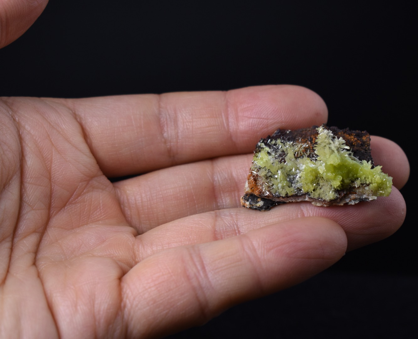 Lustrous Apple Green Pyromorphite Crystal - Daoping Mine, China - Rare - 14.4 grams - Image 7