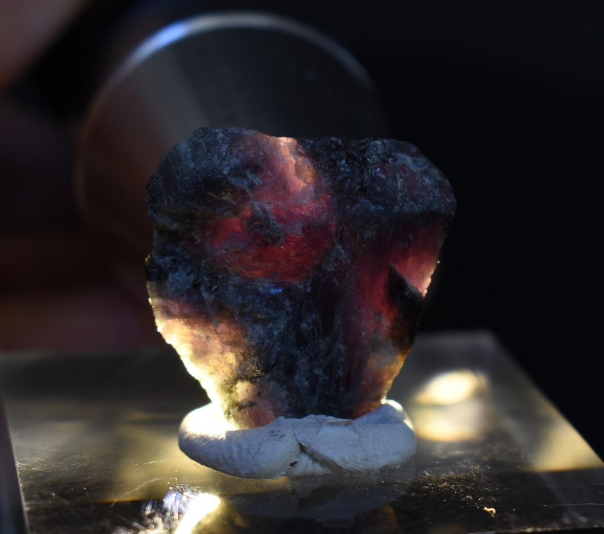Natural Alexandrite / Chrysoberyl Rough Crystal from Brazil | Rare Colour Change Alexandrite Specimen - 1 PC - 27CT - Image 3