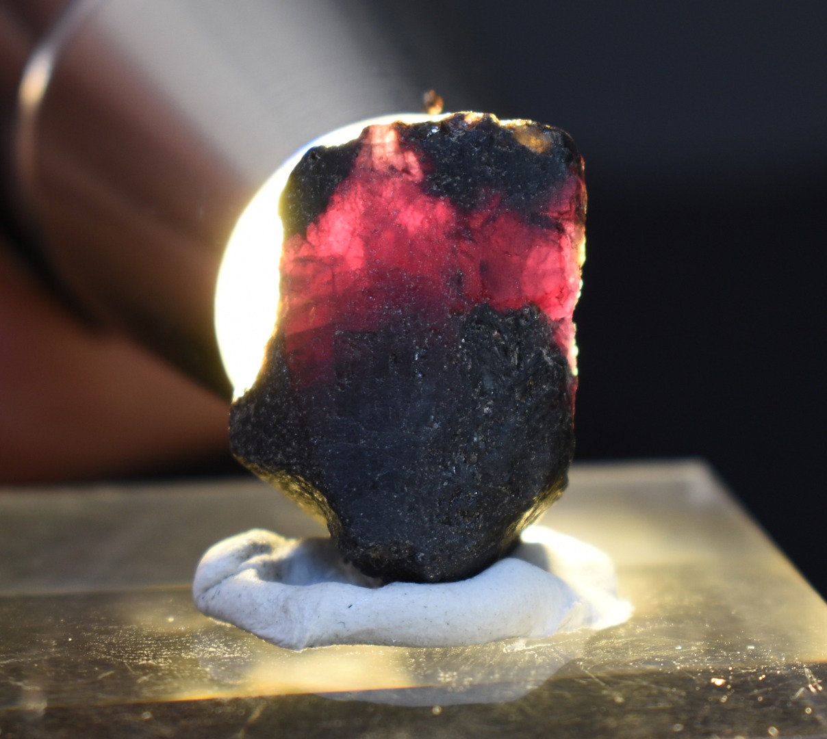 Natural Alexandrite / Chrysoberyl Rough Crystal from Brazil | Rare Colour Change Alexandrite Specimen - 1 PC - 31CT - Image 2