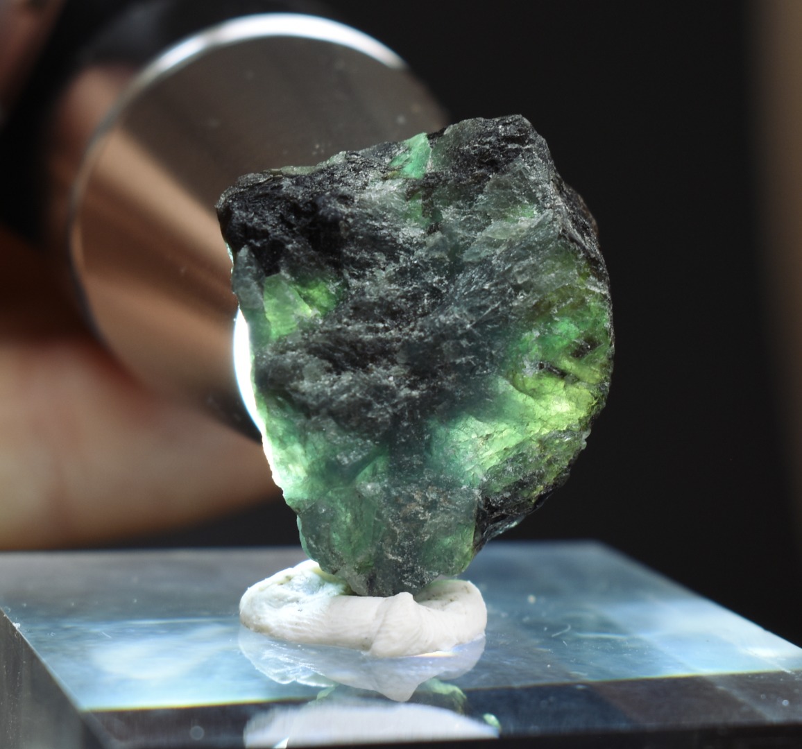 Natural Alexandrite / Chrysoberyl Rough Crystal from Brazil | Rare Colour Change Alexandrite Specimen - 1 PC - 33CT - Image 2